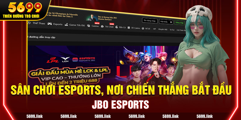 JBO - Sân chơi eSports, nơi chiến thắng bắt đầu